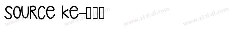 Source ke字体转换